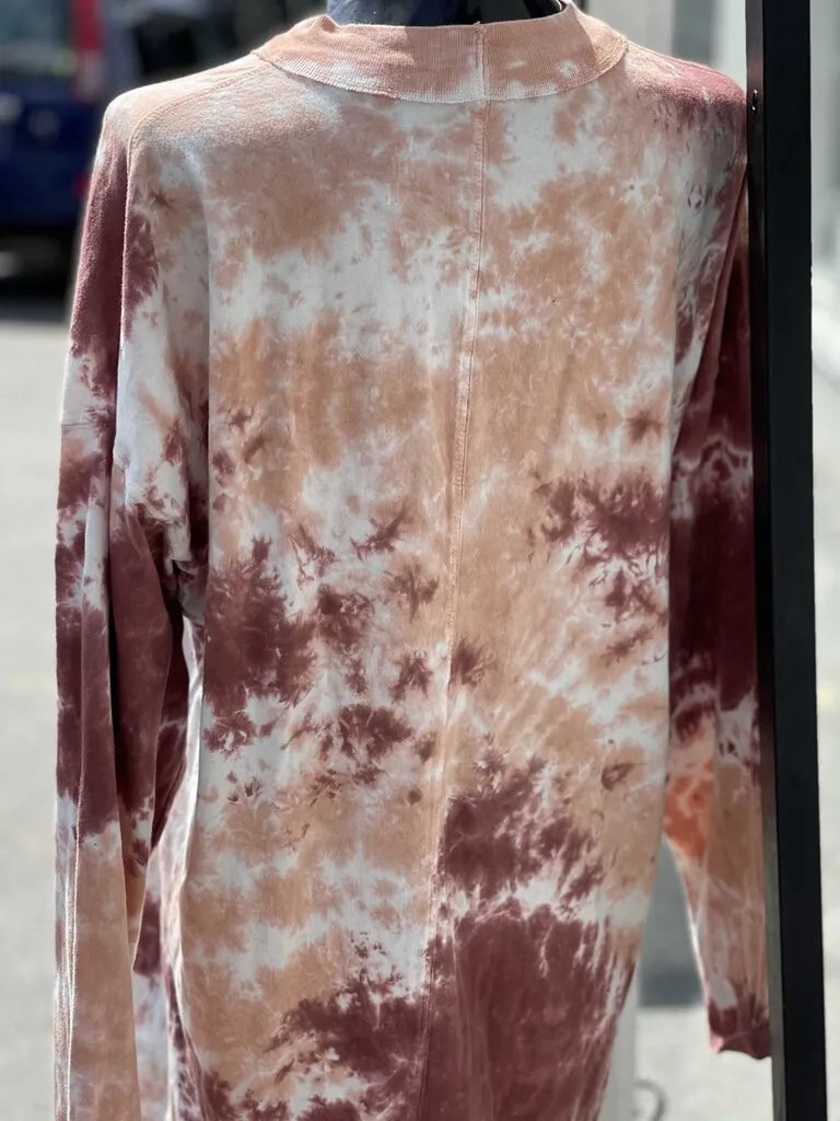 Free People Tie Dye t-shirt top L