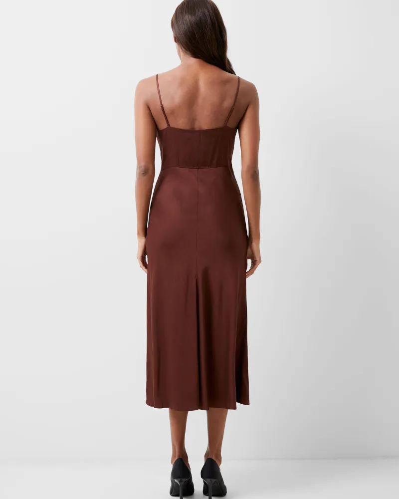 French Connection - Ennis Satin Slip Midi Dress