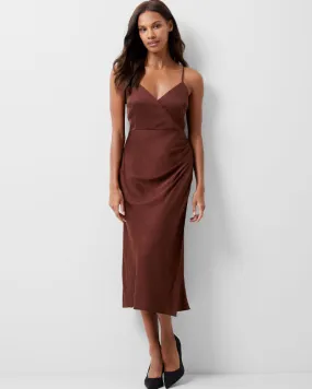 French Connection - Ennis Satin Slip Midi Dress
