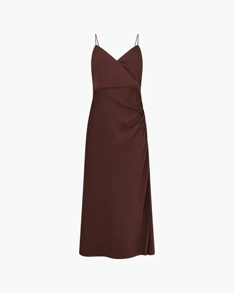 French Connection - Ennis Satin Slip Midi Dress