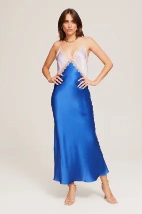 Ginia Sadie Dress Lilac & Lapis