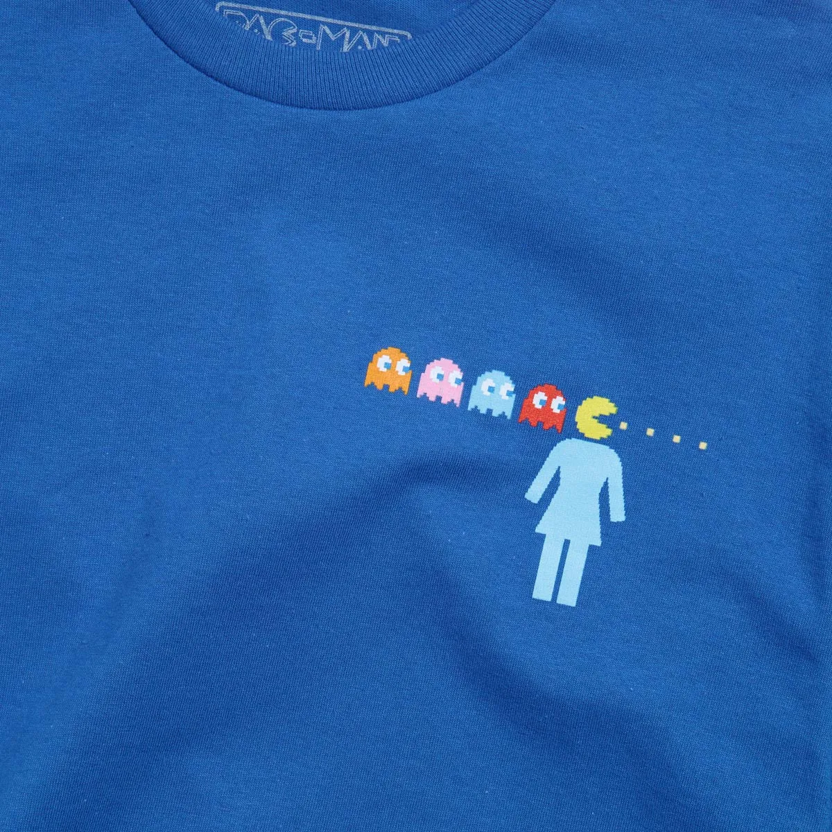 Girl x Pac-Man OG Maze Long Sleeve T-Shirt - Royal