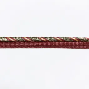 Gold and Maroon High Quality Decorative Lip Cord Trim by the yard