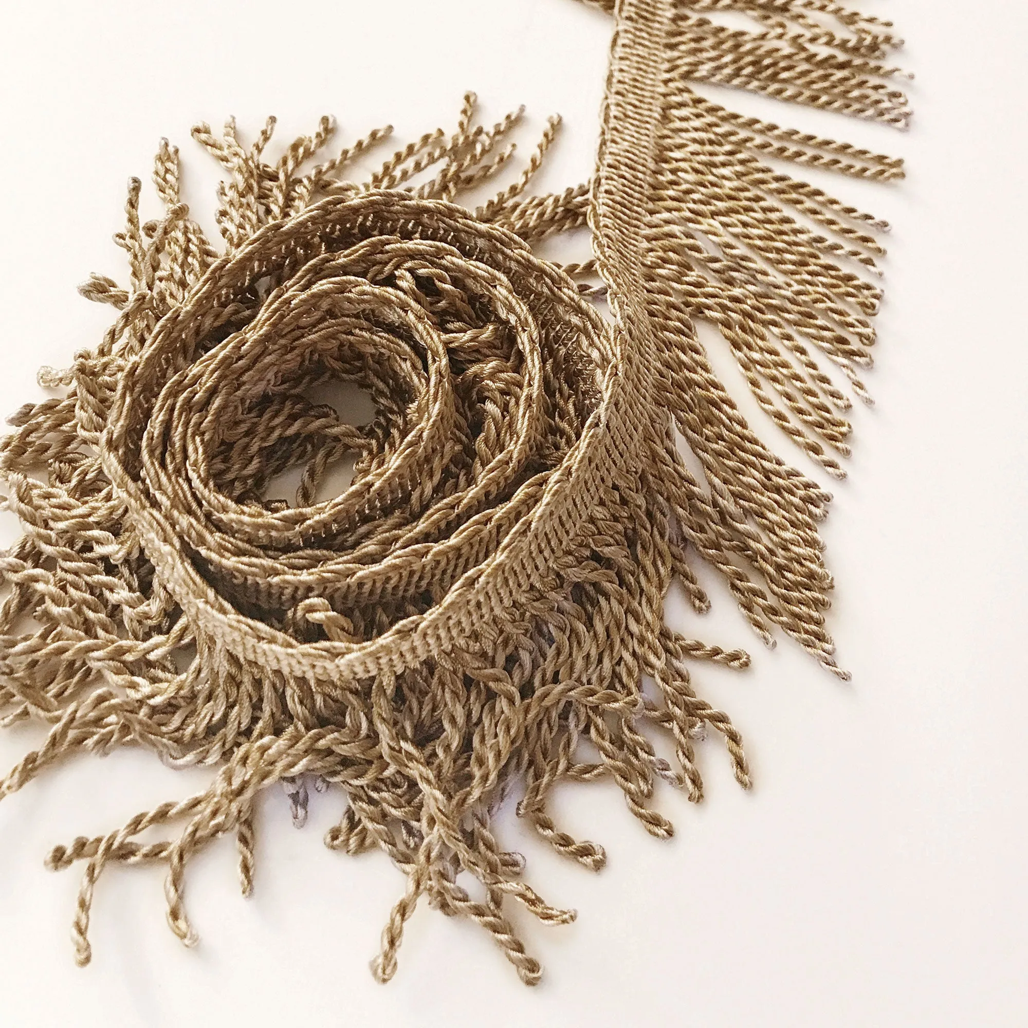 Gold High Quality Decorative Bullion Fringe Trim by the yard