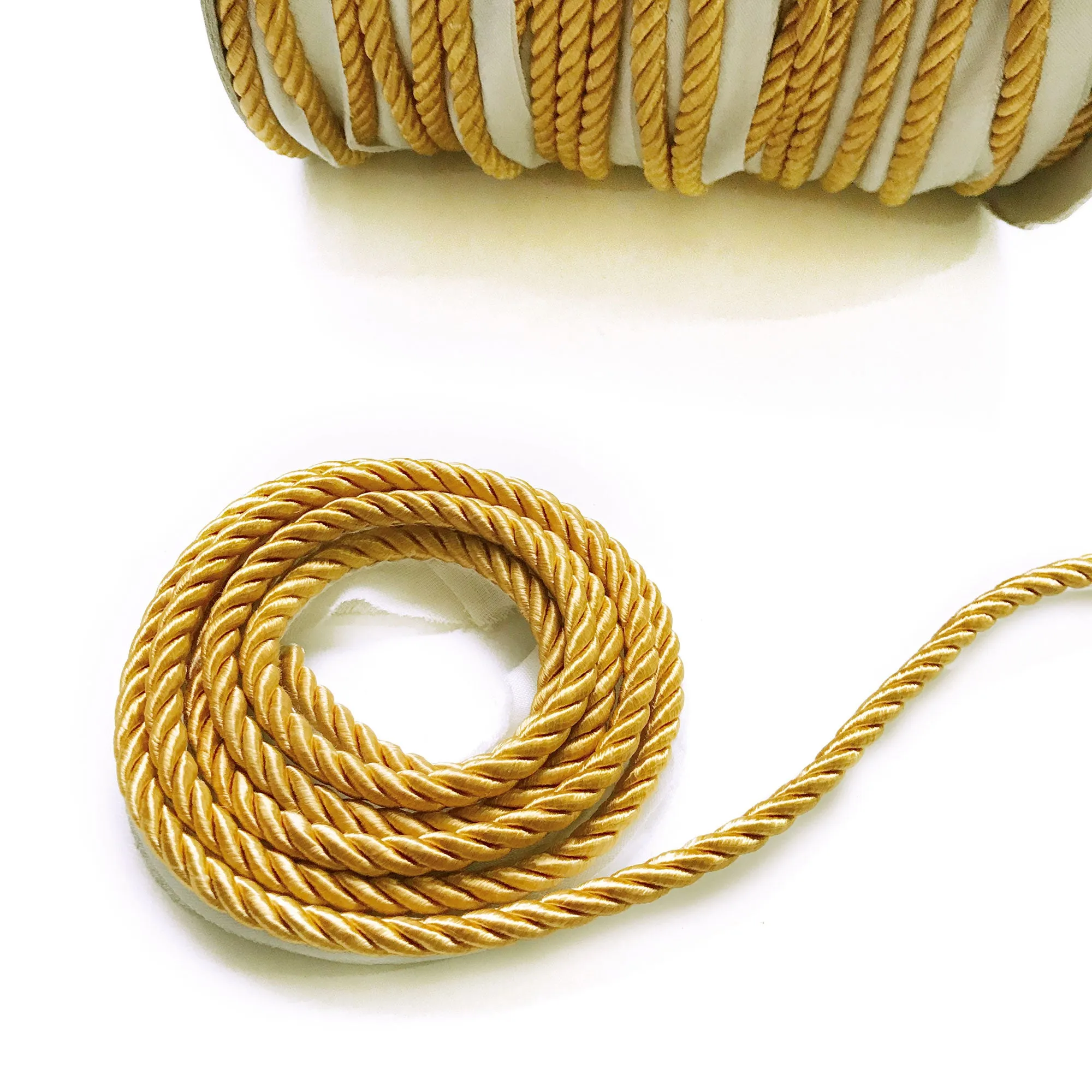 Gold High Quality Decorative Cord Trim by the yard