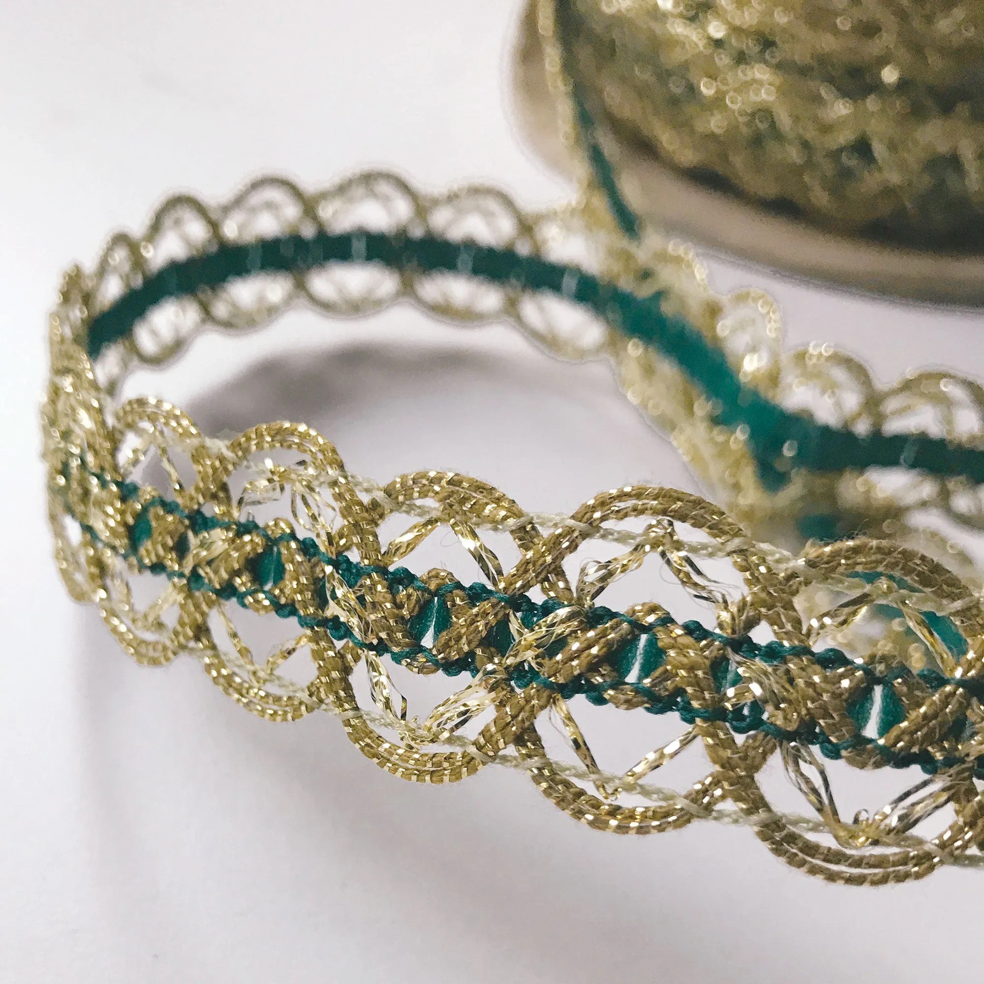 Gold High Quality Decorative Lace Trim by the yard