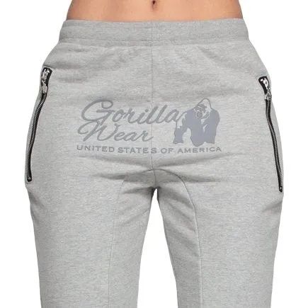 Gorilla Wear Celina Drop Crotch Joggers - Grey