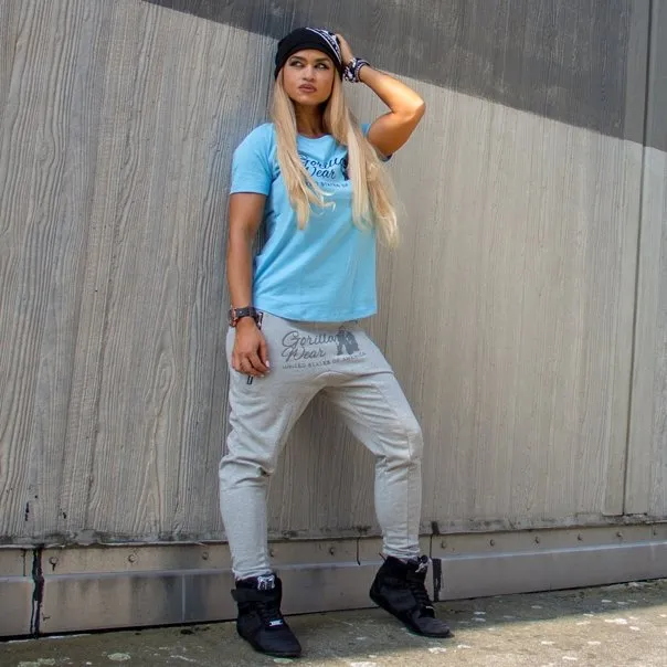 Gorilla Wear Celina Drop Crotch Joggers - Grey