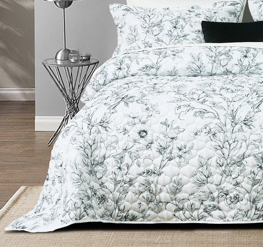 Gracie Bedspread Set Range White