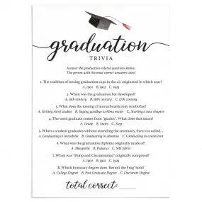 Graduation Trivia Questions and Answers