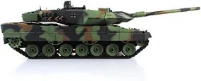 HengLong 2.4Ghz 1/16 Scale Radio Remote Control German Leopard 2A6 RC Air Soft RC Battle Tank Smoke & Sound