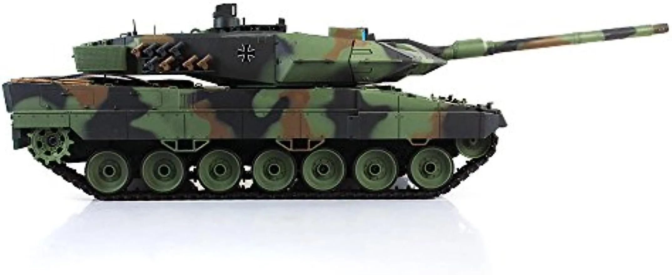 HengLong 2.4Ghz 1/16 Scale Radio Remote Control German Leopard 2A6 RC Air Soft RC Battle Tank Smoke & Sound