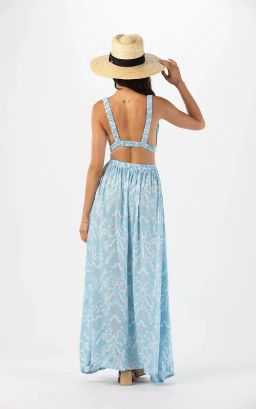 Hope Maxi Dress Lush Aqua