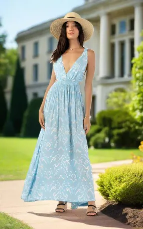 Hope Maxi Dress Lush Aqua