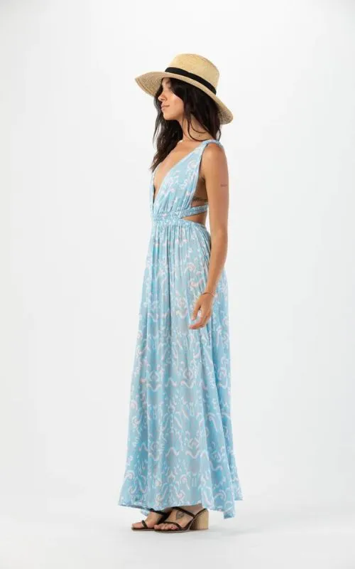 Hope Maxi Dress Lush Aqua