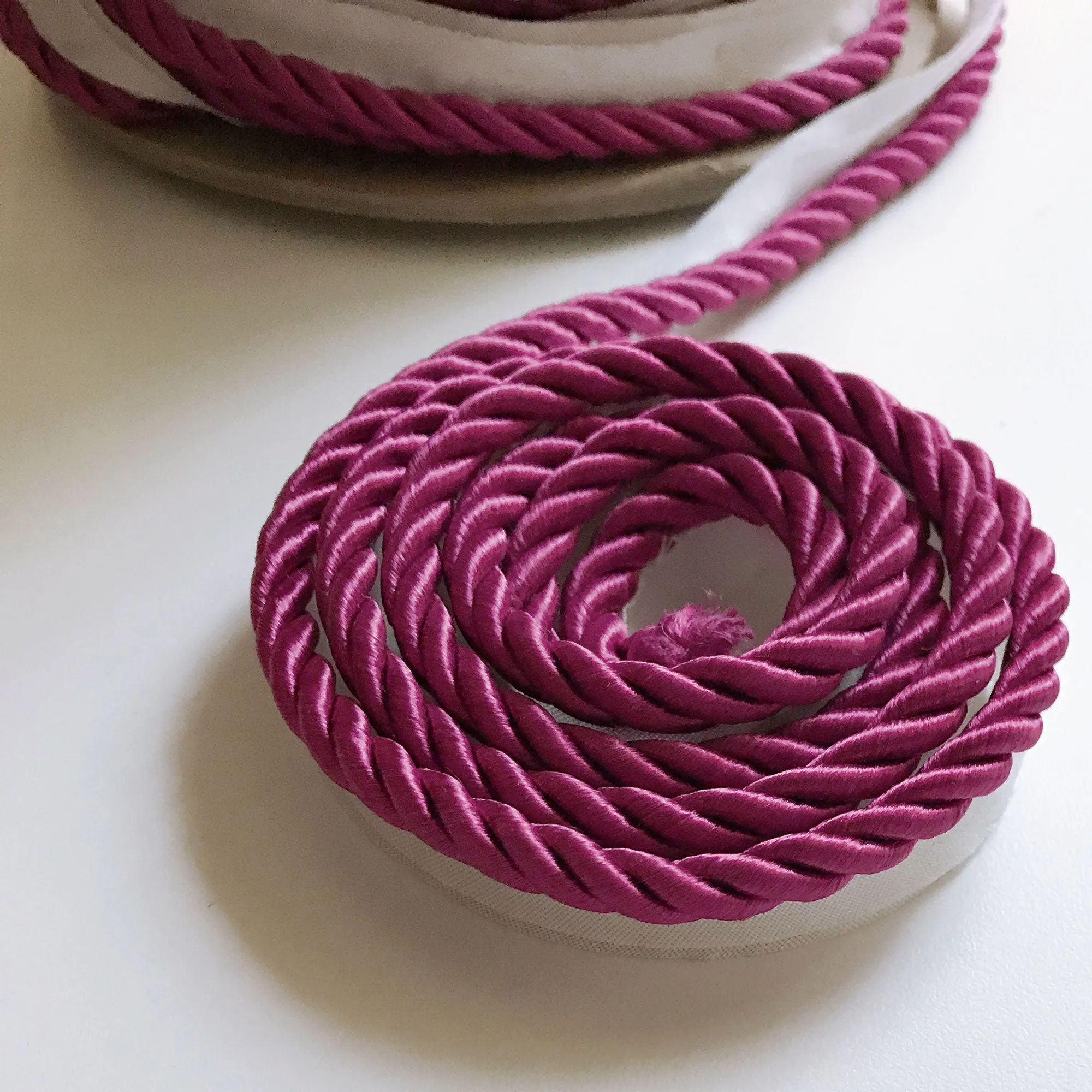 Hot Pink High Quality Decorative Lip Cord Trim by the yard