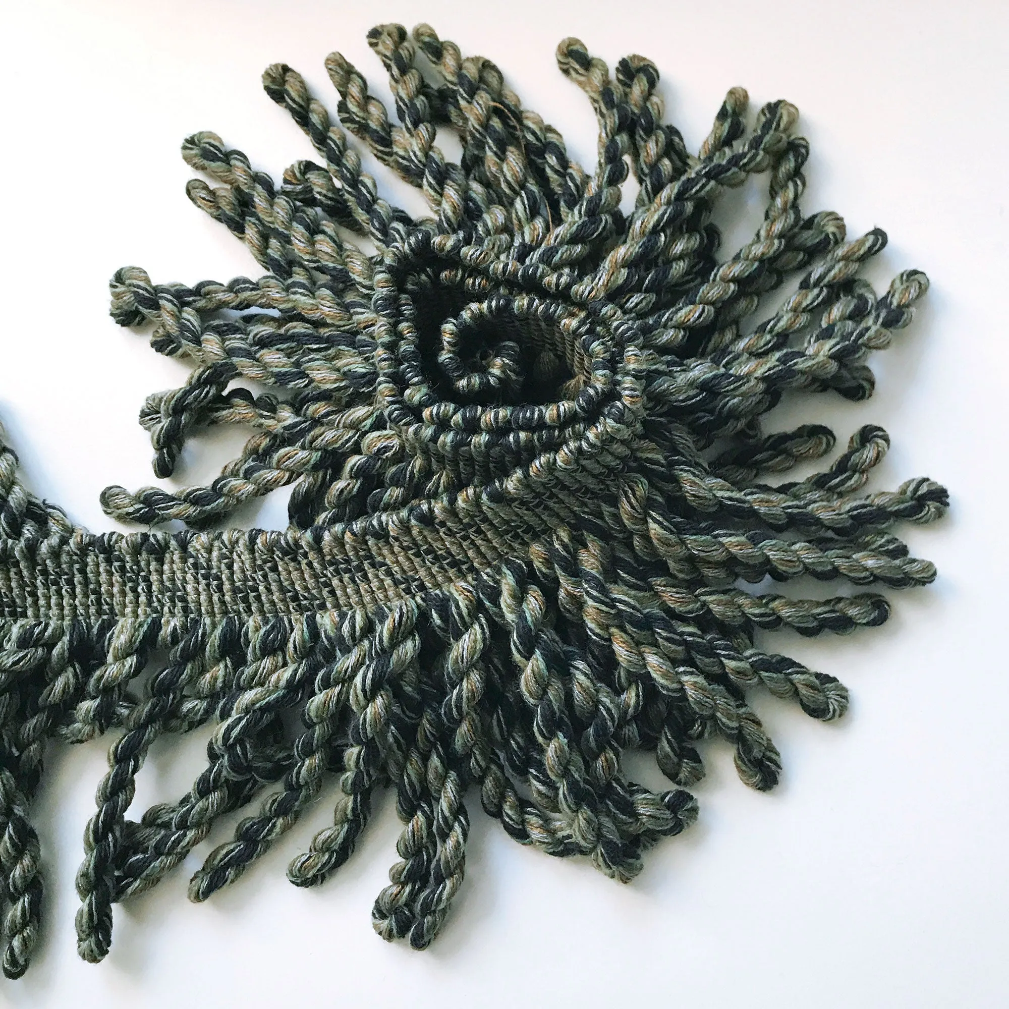 Hunter Green High Quality Bullion Fringe Trim by the yard