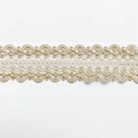 Ivory High Quality Decorative Border Trim by the yard