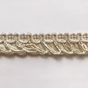 Ivory High Quality Decorative Loop Trim by the yard