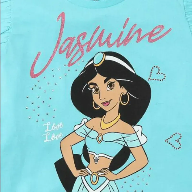 Jasmine Print Round-Neck T-shirt
