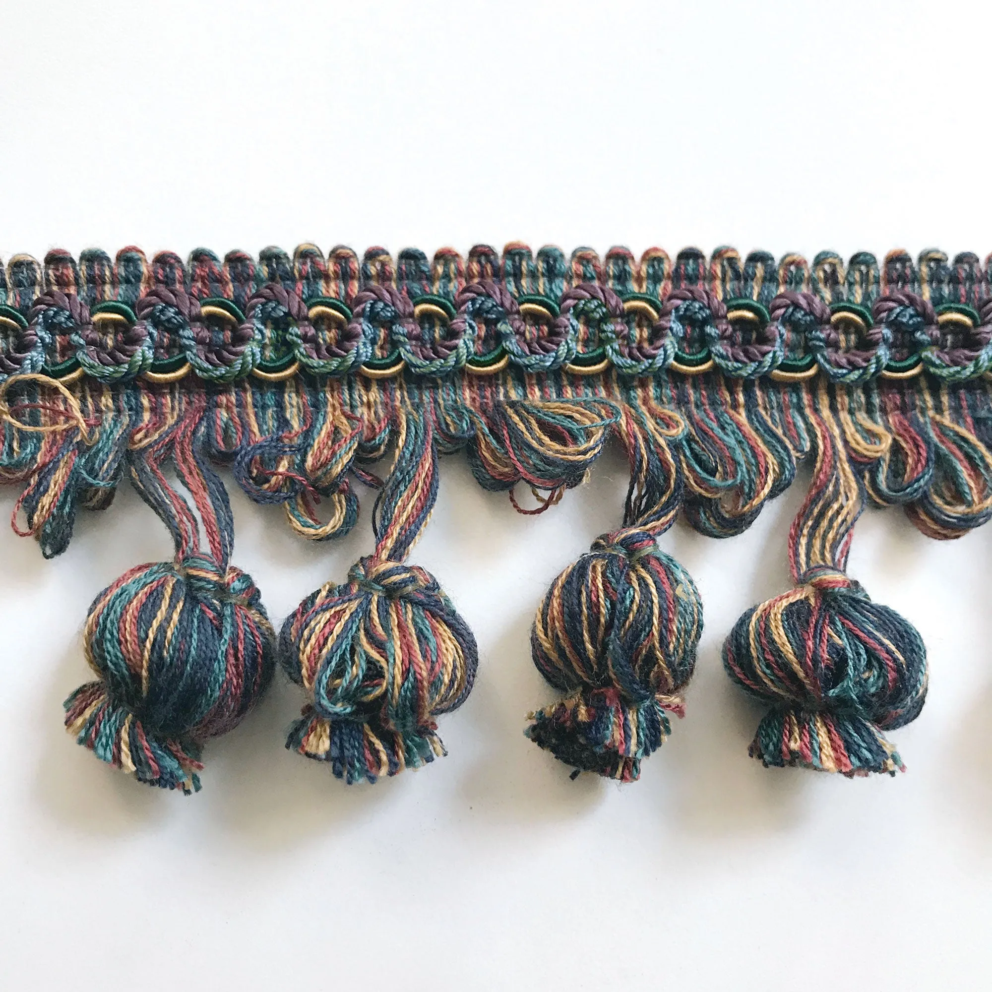 Jewel Tone High Quality Decorative Tassel Trim by the yard