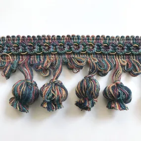 Jewel Tone High Quality Decorative Tassel Trim by the yard