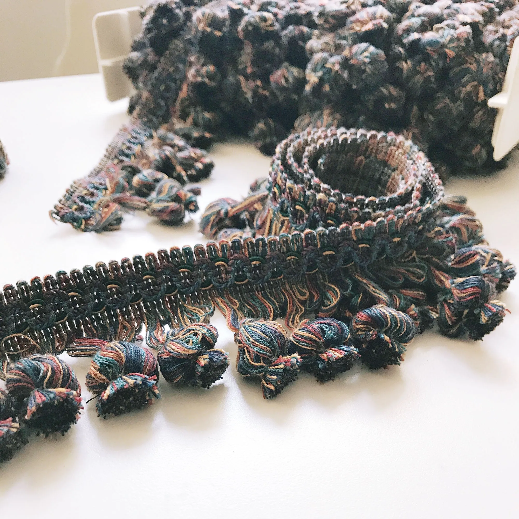 Jewel Tone High Quality Decorative Tassel Trim by the yard