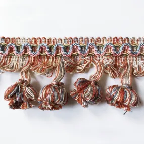 Jewel Tone Rainbow High Quality Decorative Ball Trim by the yard