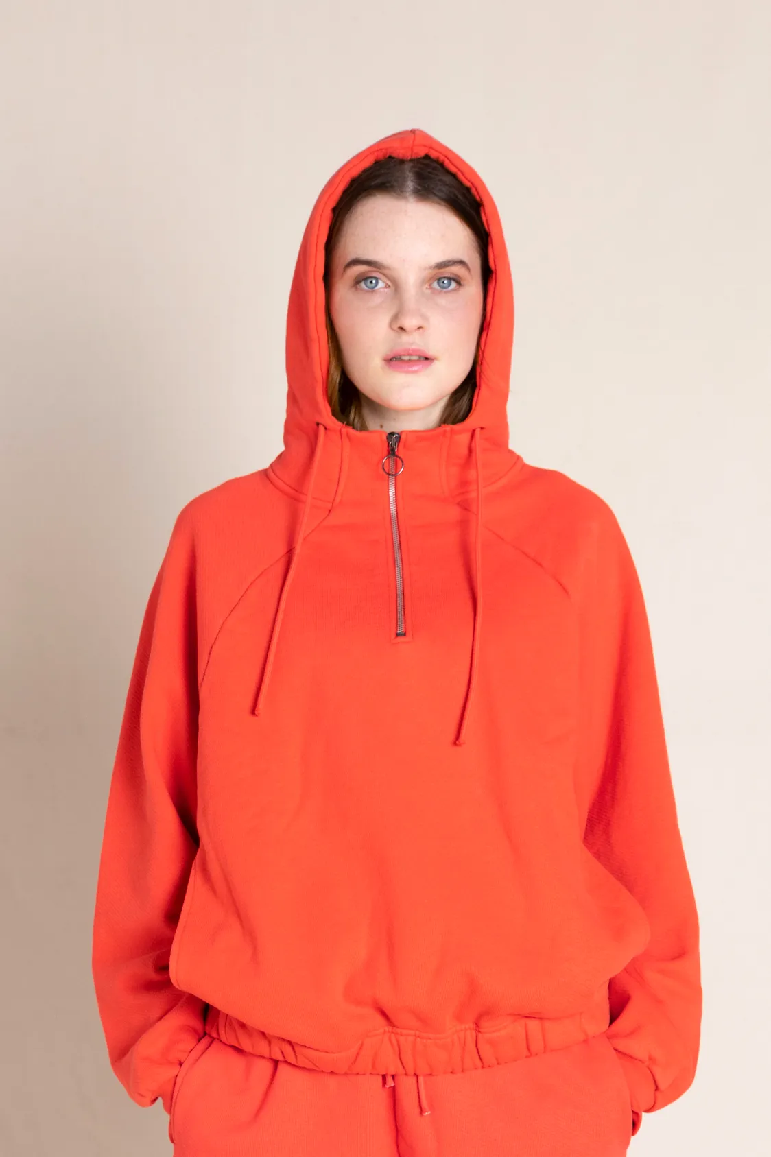 JODY Super Red - Loose Hoodie