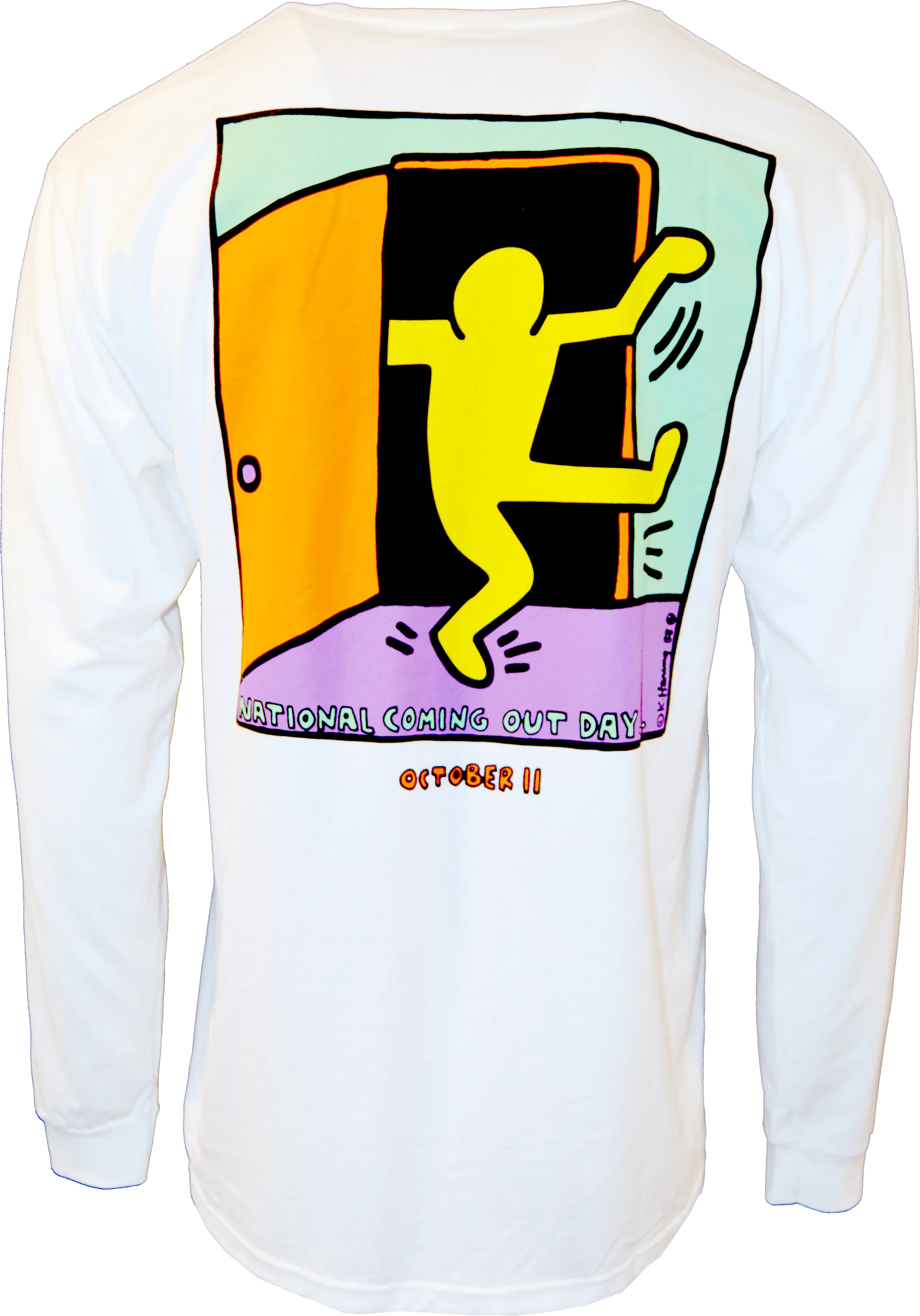 Keith Haring National Coming Out Day Long Sleeve Tee