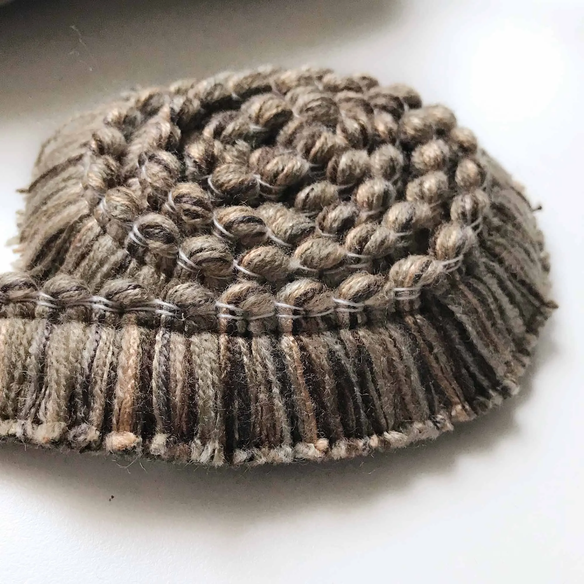 Khaki and Tan High Quality Decorative Brush Fringe Trim by the yard