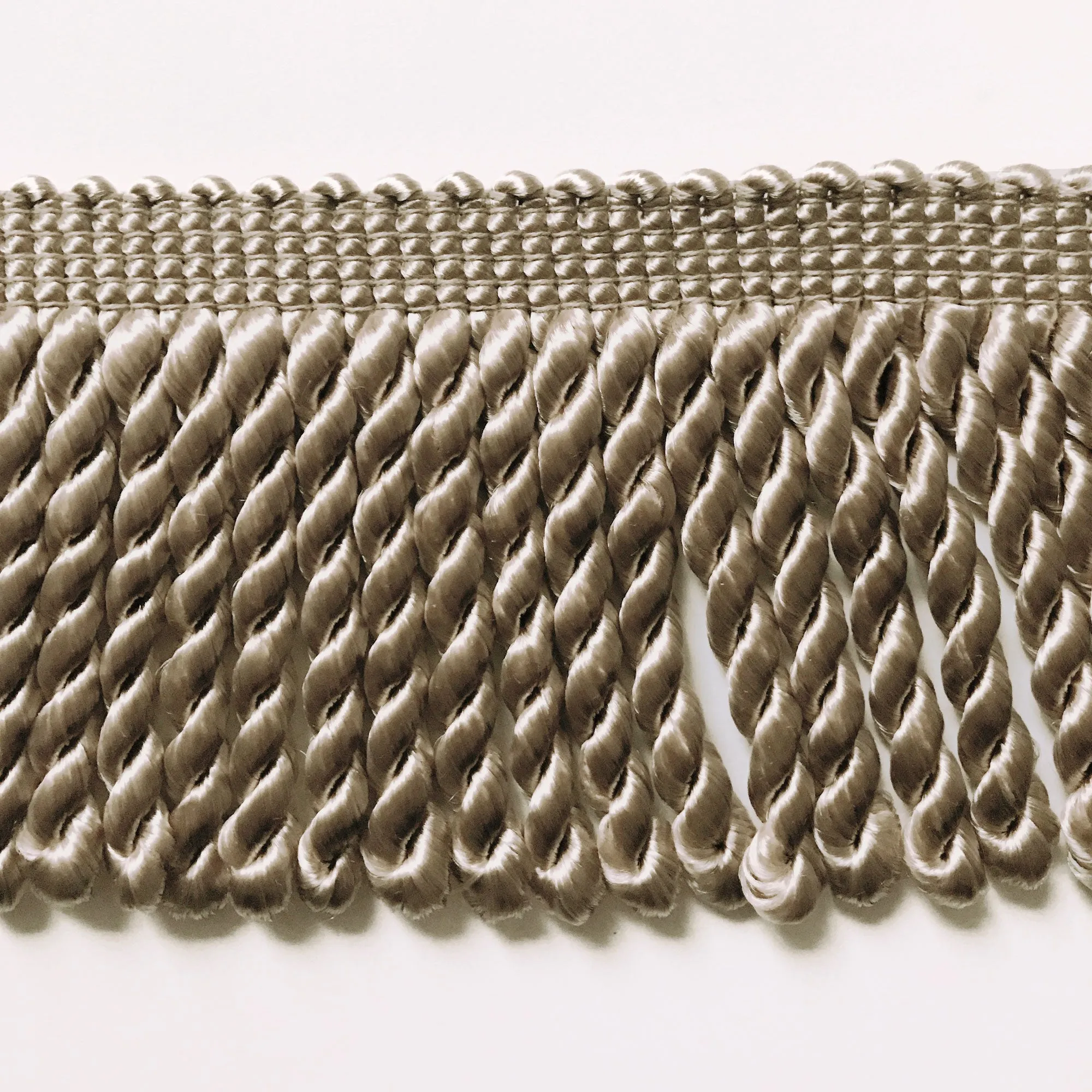 Khaki High Quality Decorative Bullion Fringe Trim by the yard