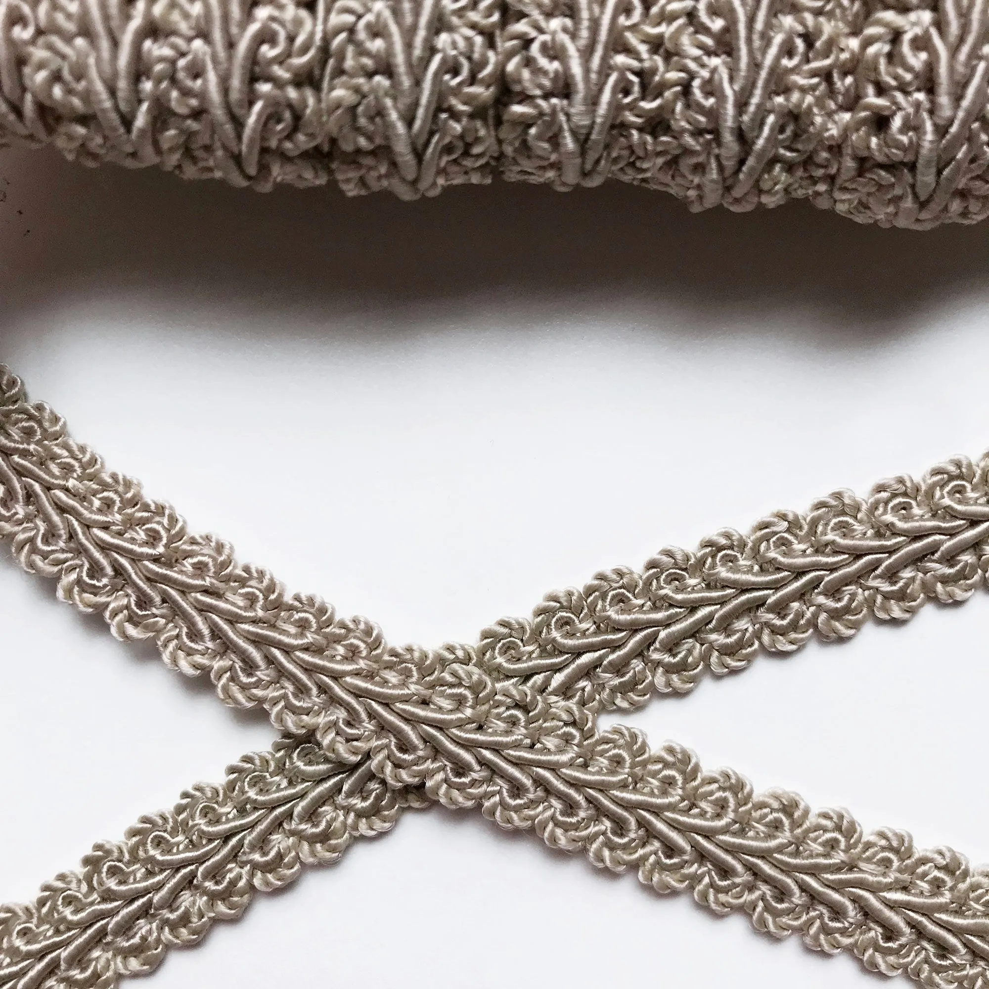 Khaki High Quality Decorative Gimp Trim by the yard