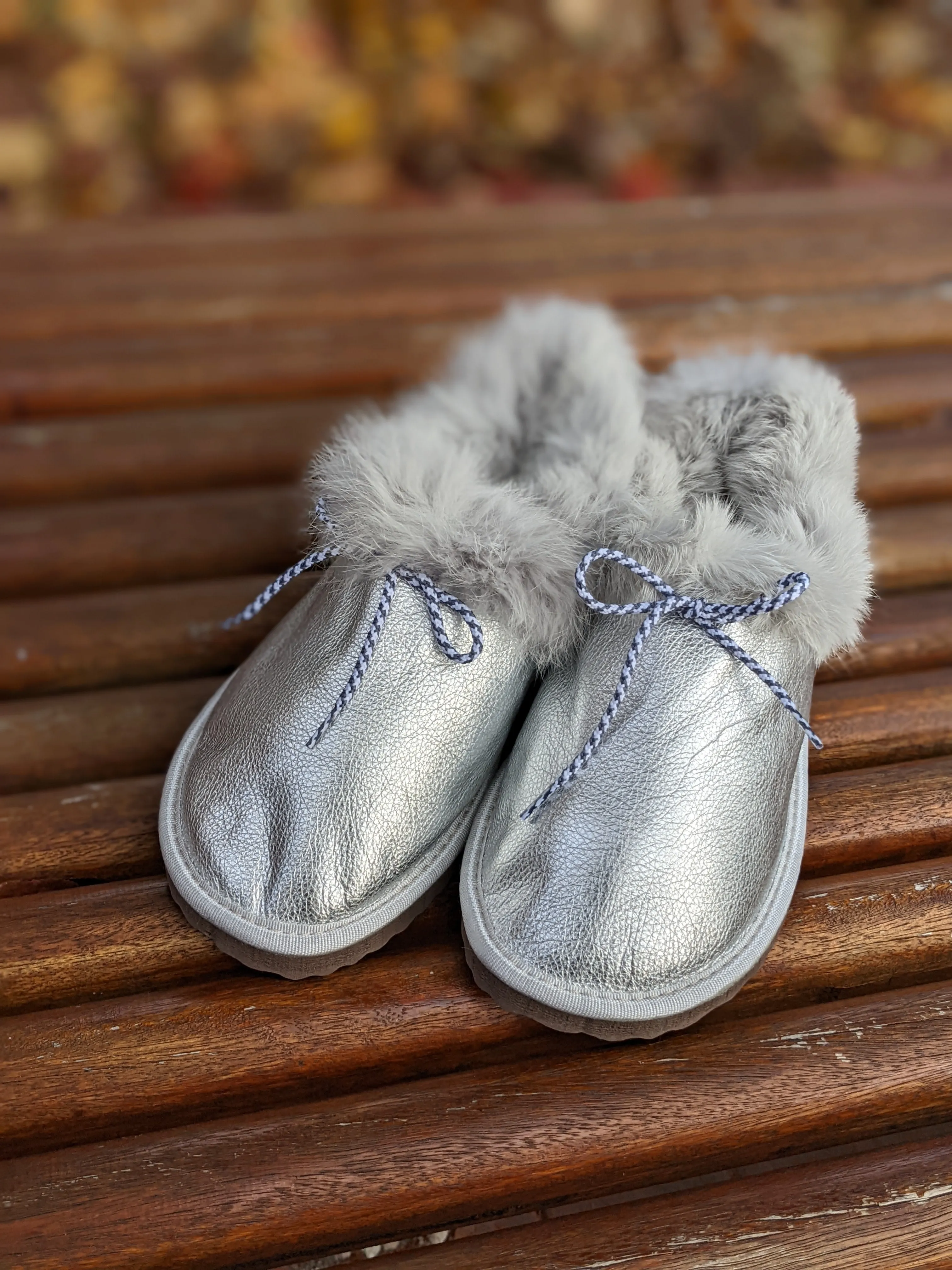 Kiitos The Brand Slippers - Silver