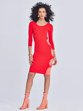 Knotted Sweater Dress