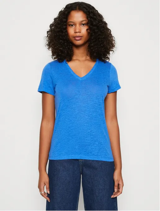 Lee T-shirt da donna con scollo a V Neck Tee L41JENA13 ferris