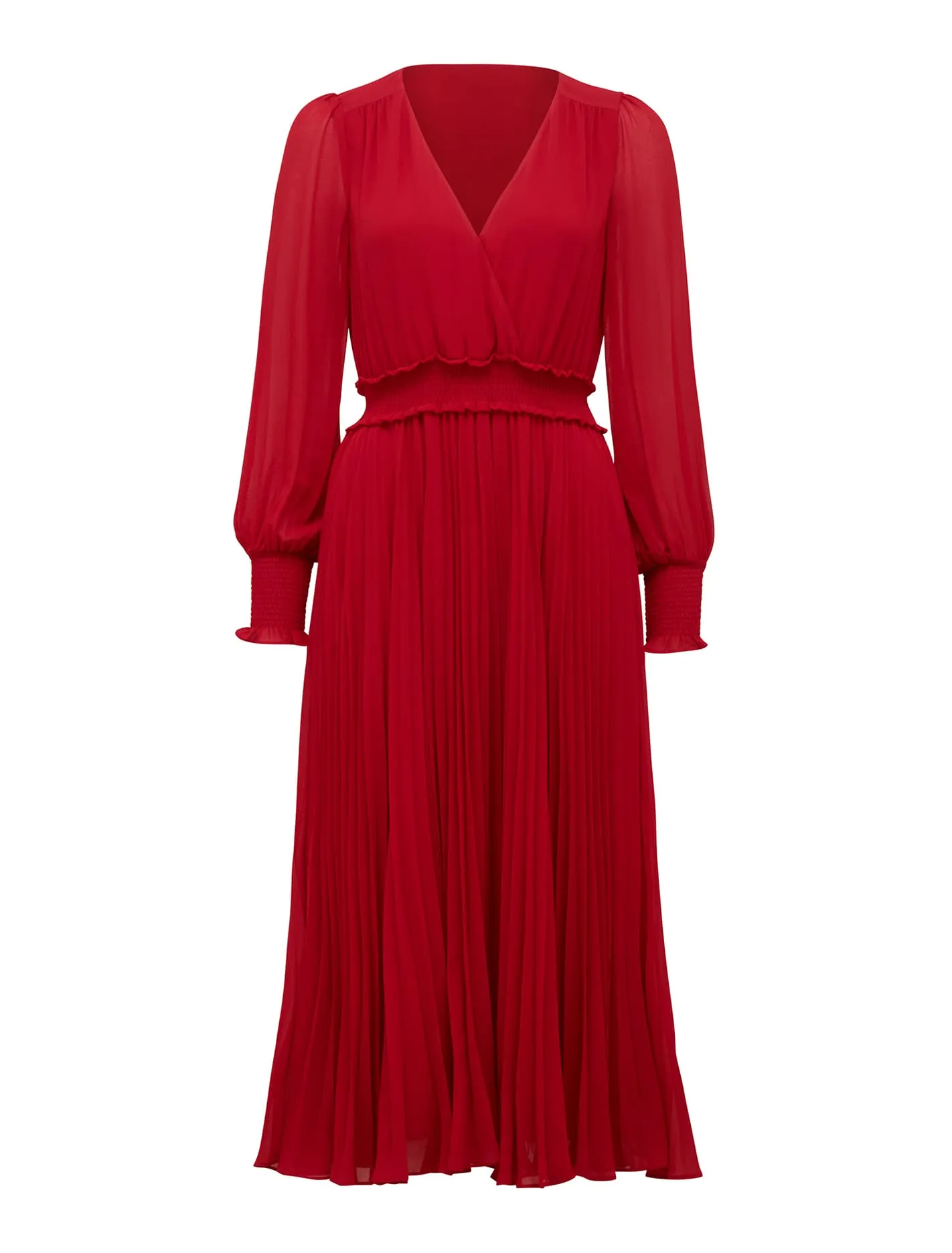 Leighton Pleated Midi Dress