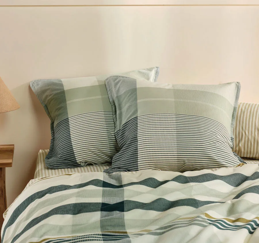 Levon European Pillowcase Jade