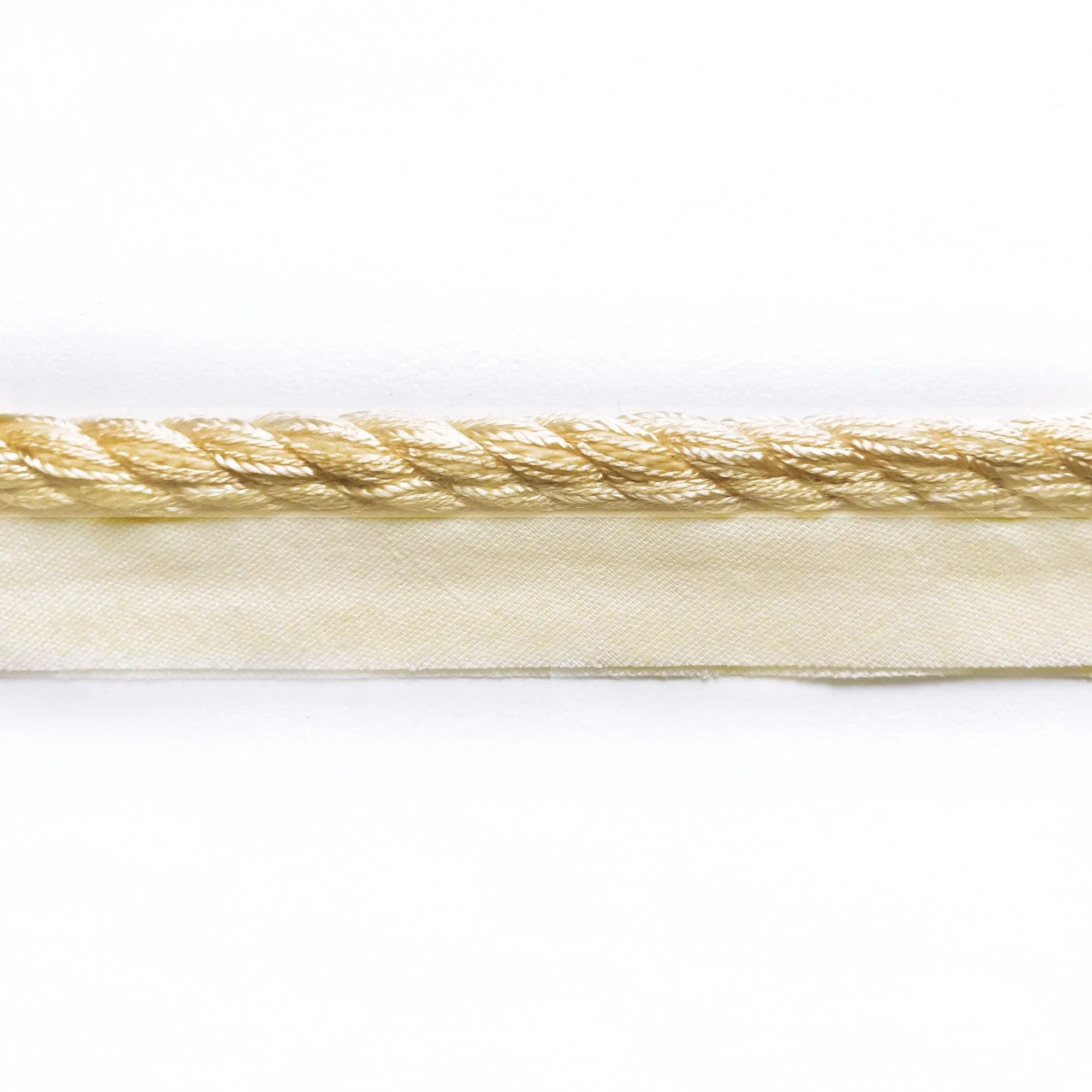 Light Yellow High Quality Decorative Lip Cord Trim by the yard