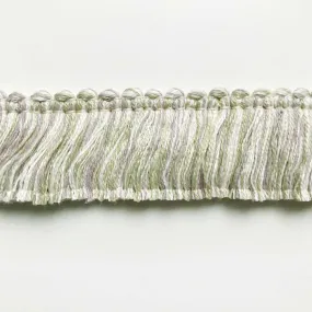 Lilac and Lime High Quality Decorative Brush Fringe Trim by the yard