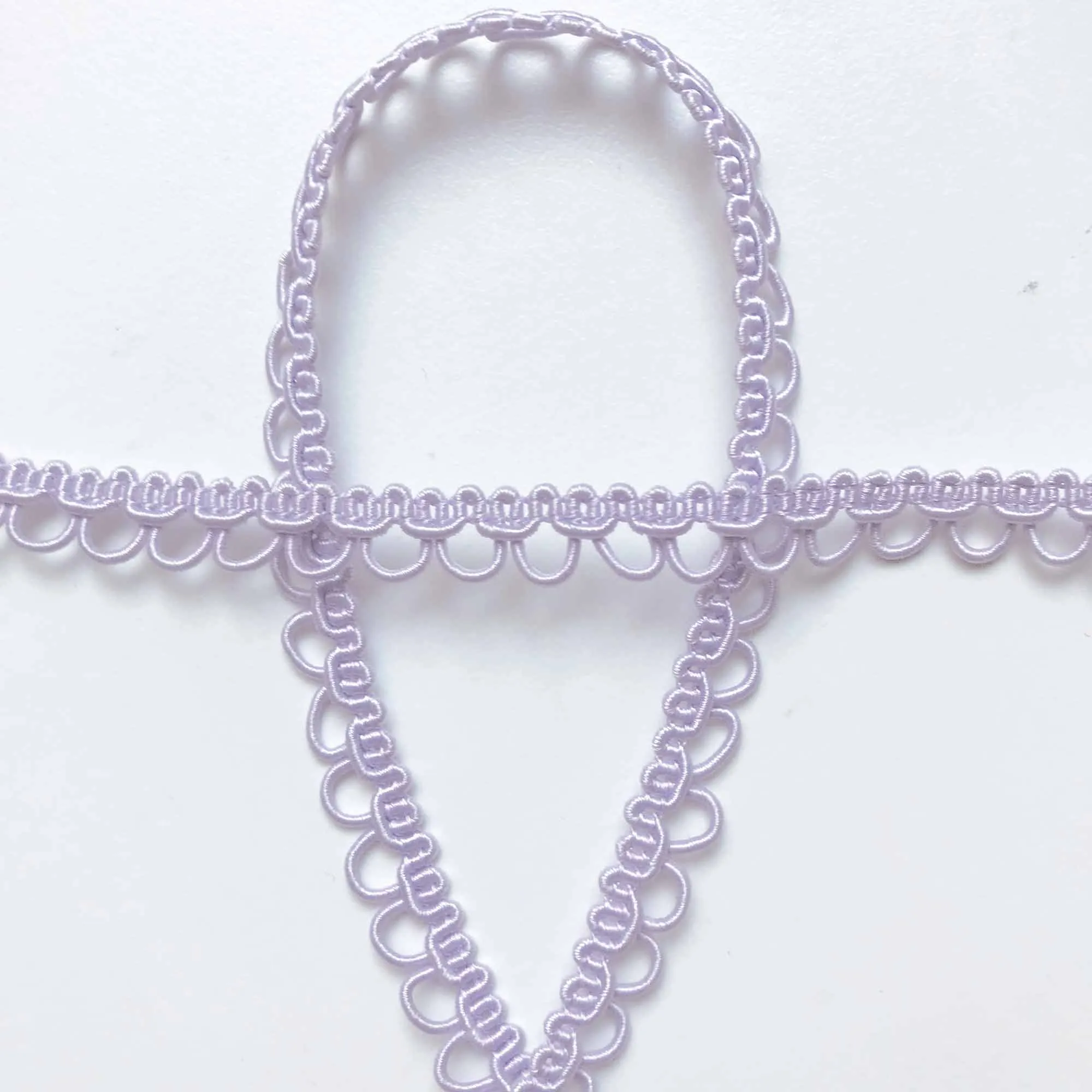 Lilac High Quality Decorative Loop Trim by the yard