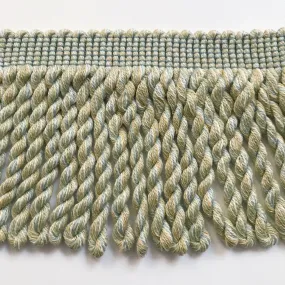 Lime and Baby Blue High Quality Decorative Bullion Fringe Trim by the yard