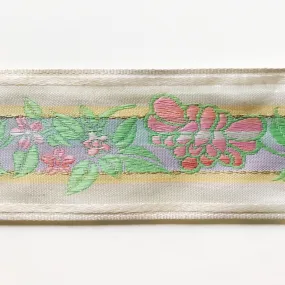 Lime and Blush Pink High Quality Decorative Border Trim by the yard