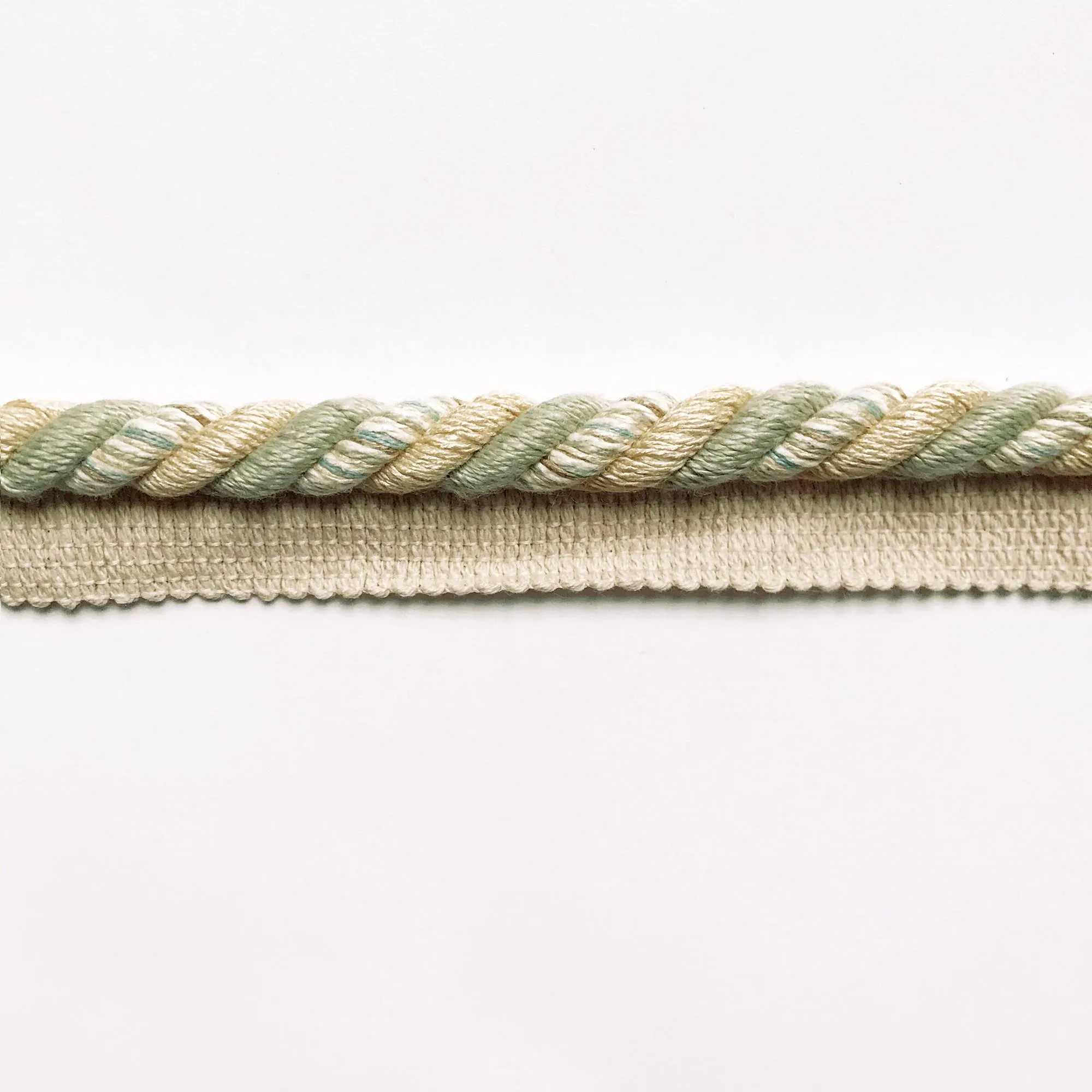 Lime and Wheat High Quality Decorative Lip Cord Trim by the yard