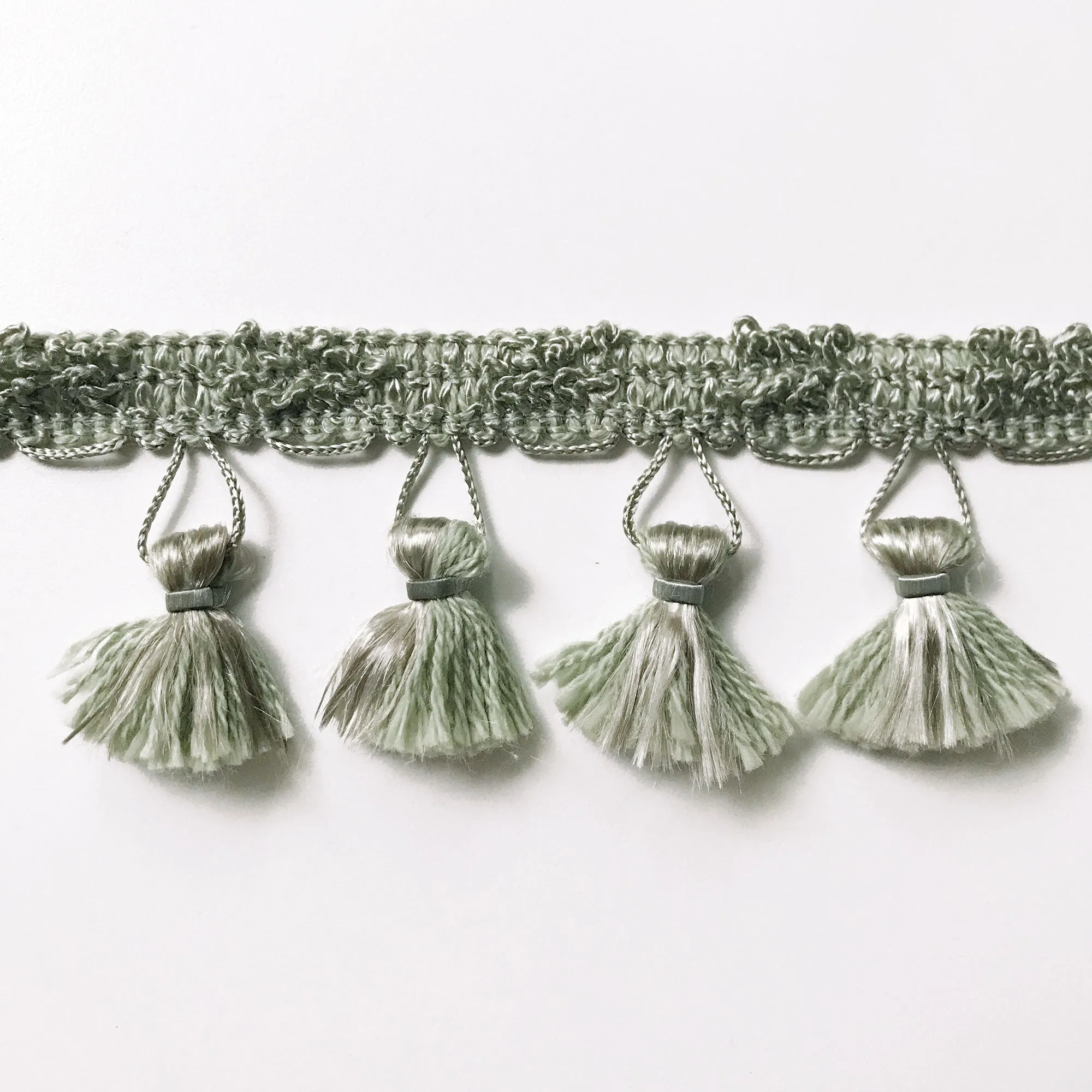 Lime High Quality Decorative Tassel Trim by the yard