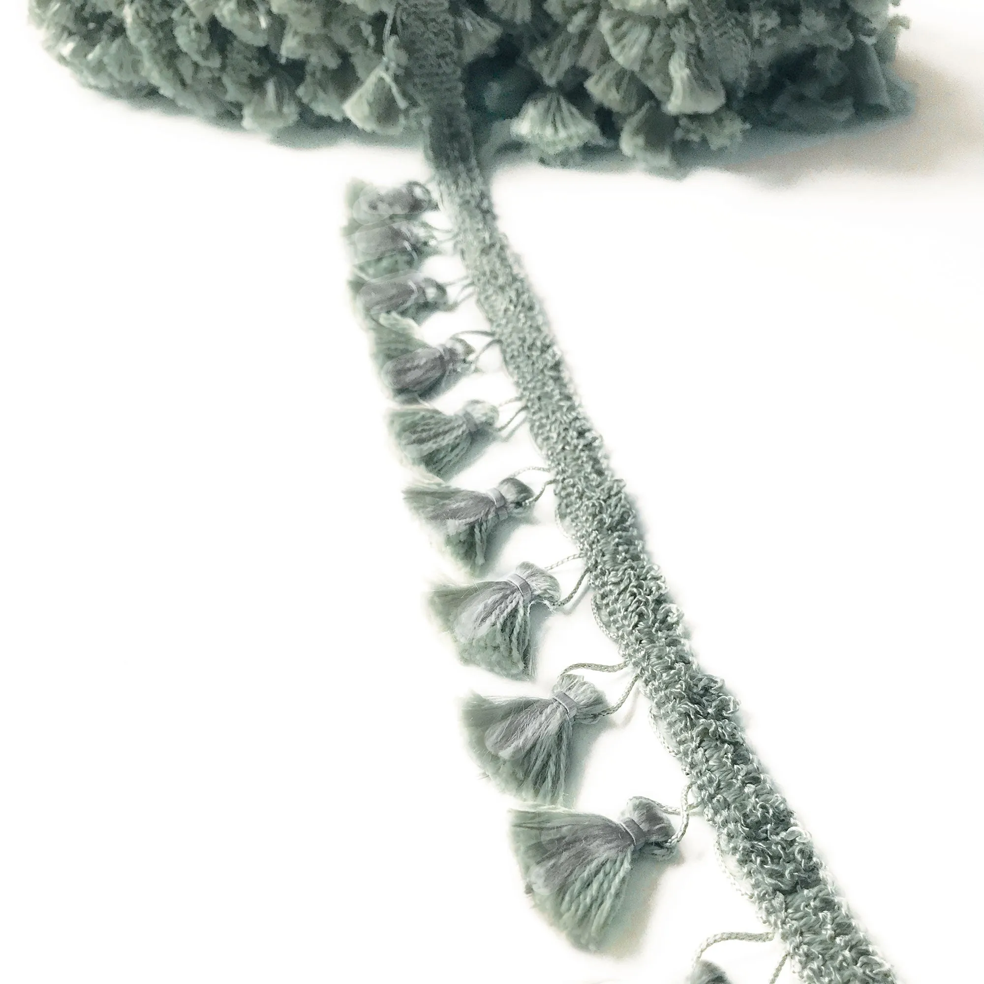 Lime High Quality Decorative Tassel Trim by the yard
