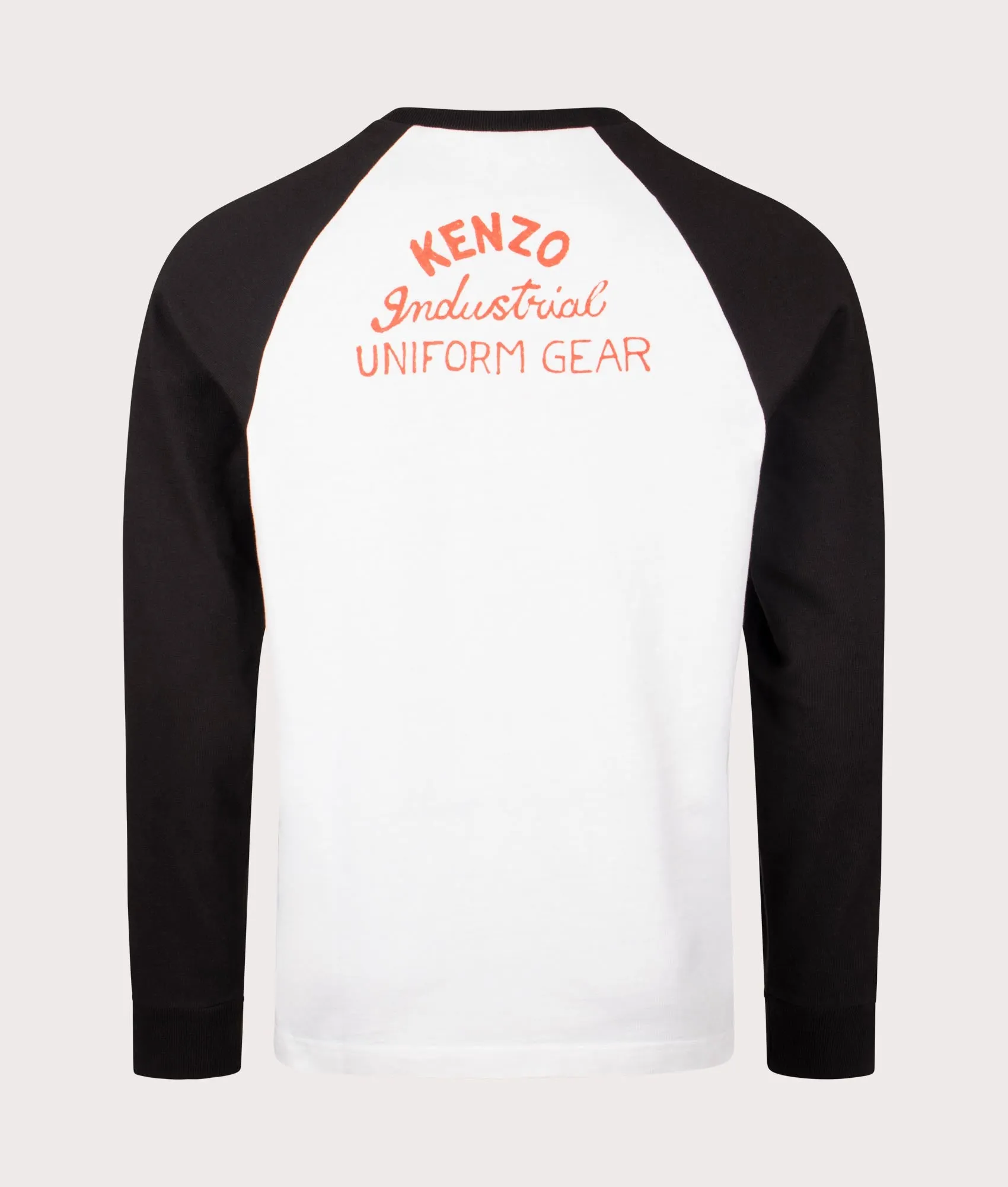 Long Sleeve Varsity Tiger Print T-Shirt