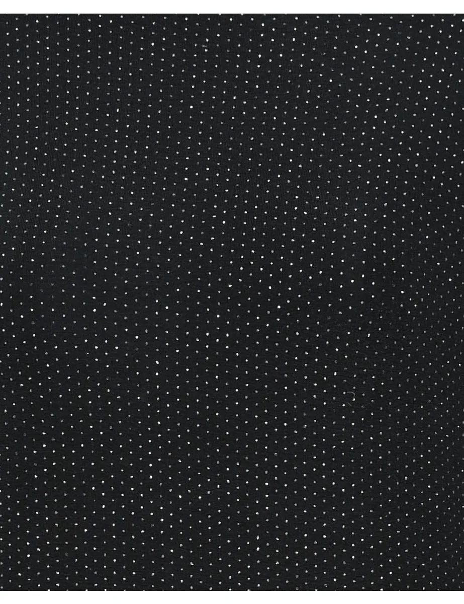 Long Sleeved Black Top - M