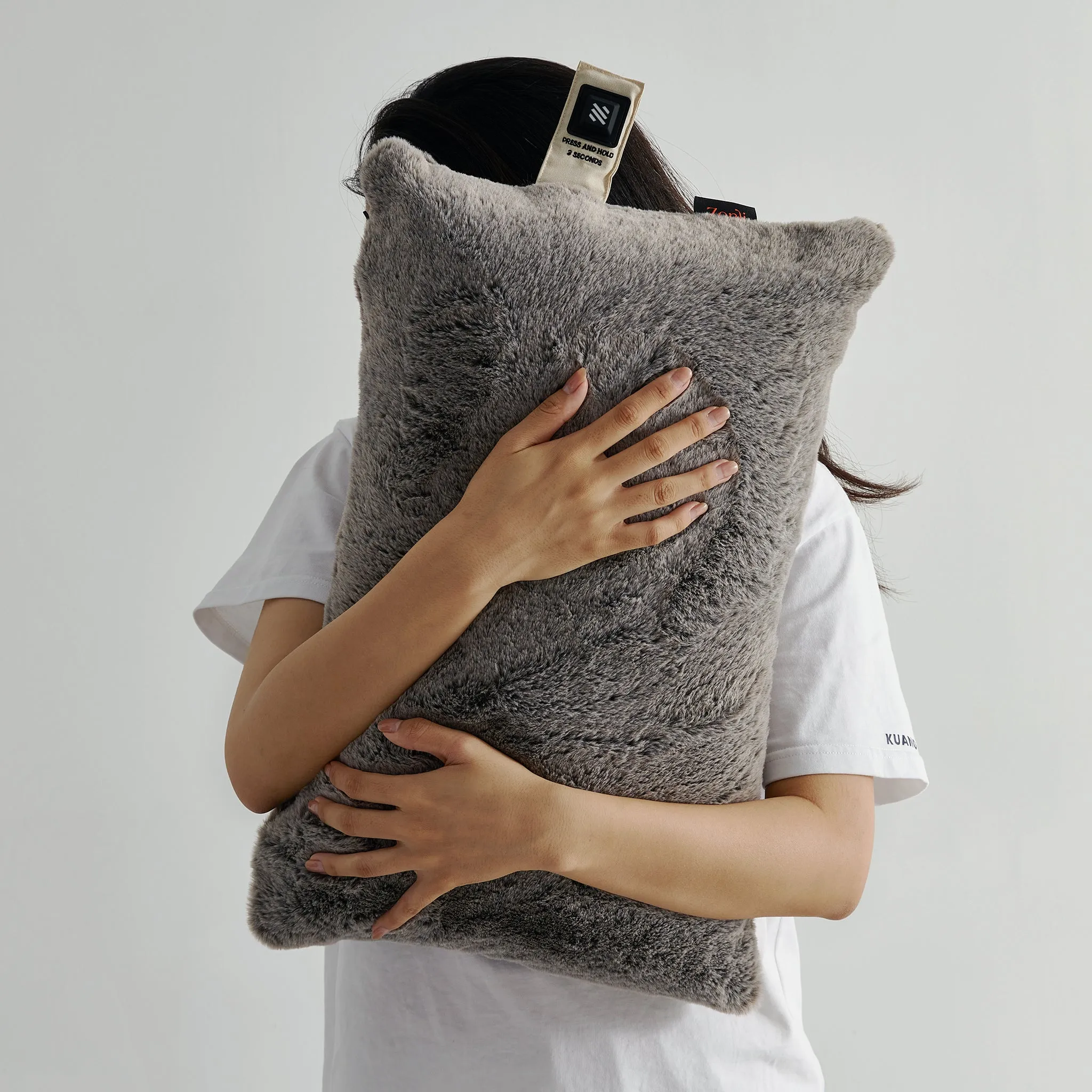 Luxury Faux Fur USB Heated Pillow