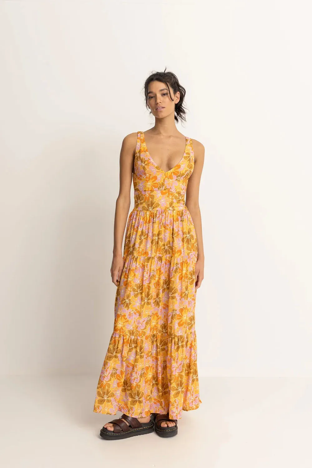 MAHANA FLORAL MAXI DRESS